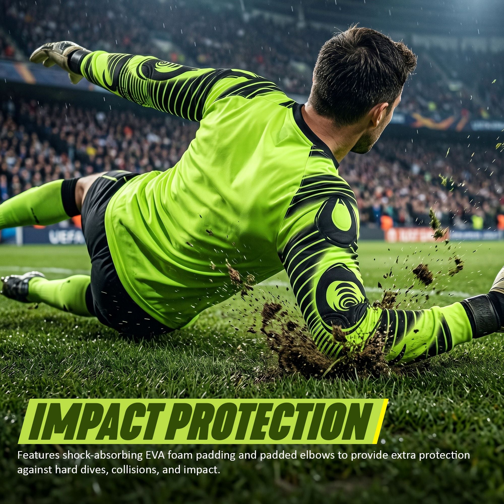 Vizari Revolution Soccer Goalkeeper Jersey - Green/BlacK – Vizari