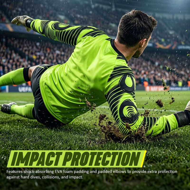 Revolution Soccer Goalkeeper Jersey - Green/BlacK