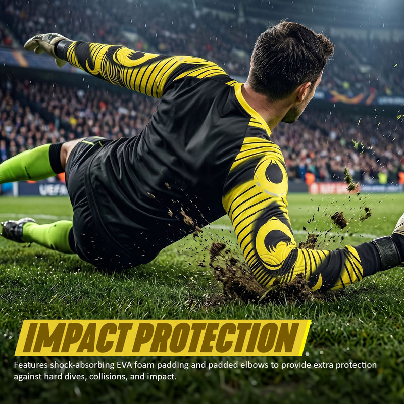 Revolution Soccer Goalkeeper Jersey - Black/Yellow