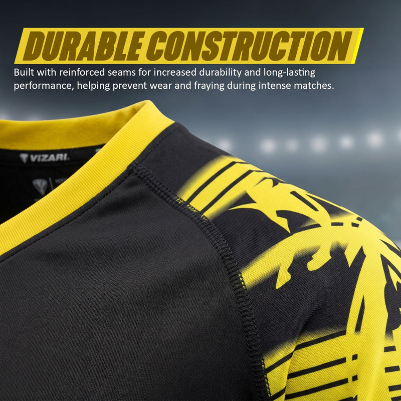 Revolution Soccer Goalkeeper Jersey - Black/Yellow