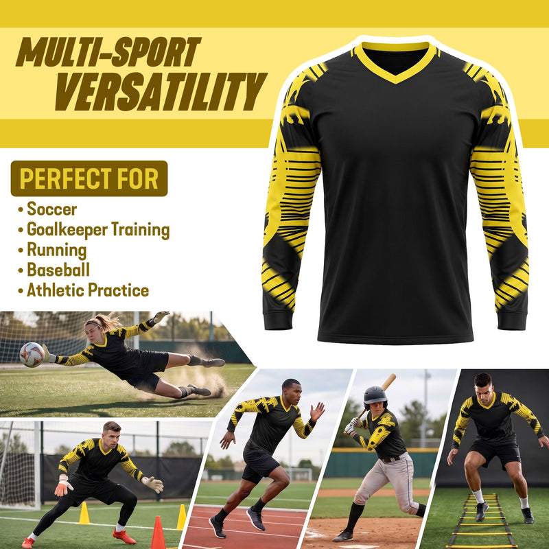 Revolution Soccer Goalkeeper Jersey - Black/Yellow