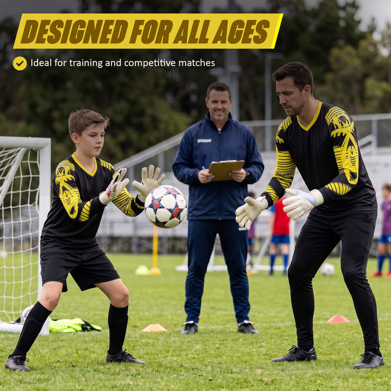 Revolution Soccer Goalkeeper Jersey - Black/Yellow