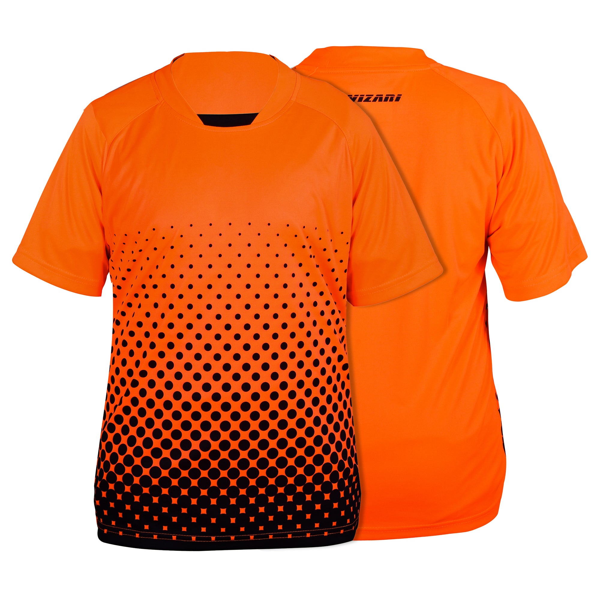 Ventura Short Sleeve Goalkeeping Jersey-Orange/Black - Vizari Sports