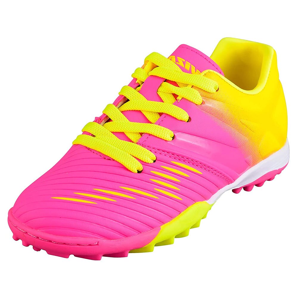 Liga Turf Soccer Shoes - Pink/Yellow - Vizari Sports