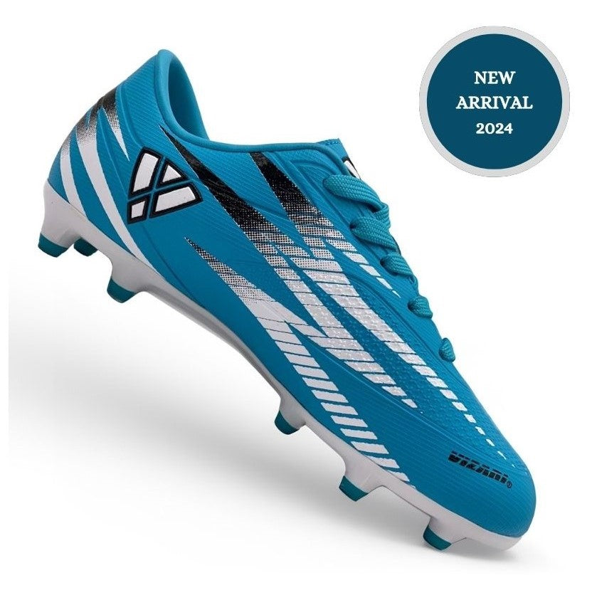 Bodega Junior Firm Ground Soccer Cleats - Sky/White - Vizari Sports