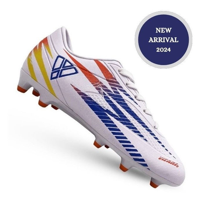 Bodega Junior Firm Ground Soccer Cleats - White - Vizari Sports