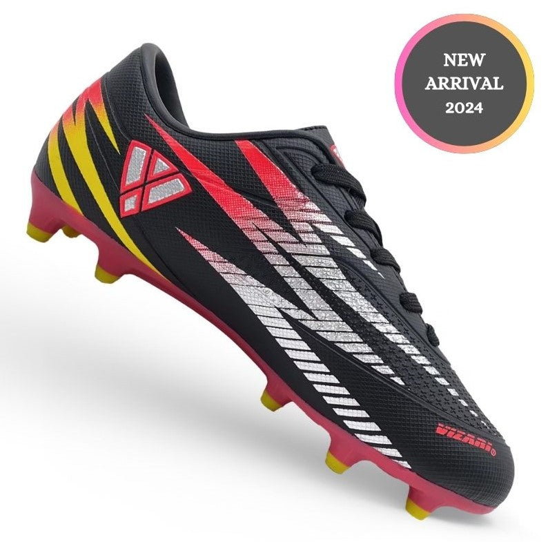 Bodega Junior Firm Ground Soccer Cleats - Black - Vizari Sports