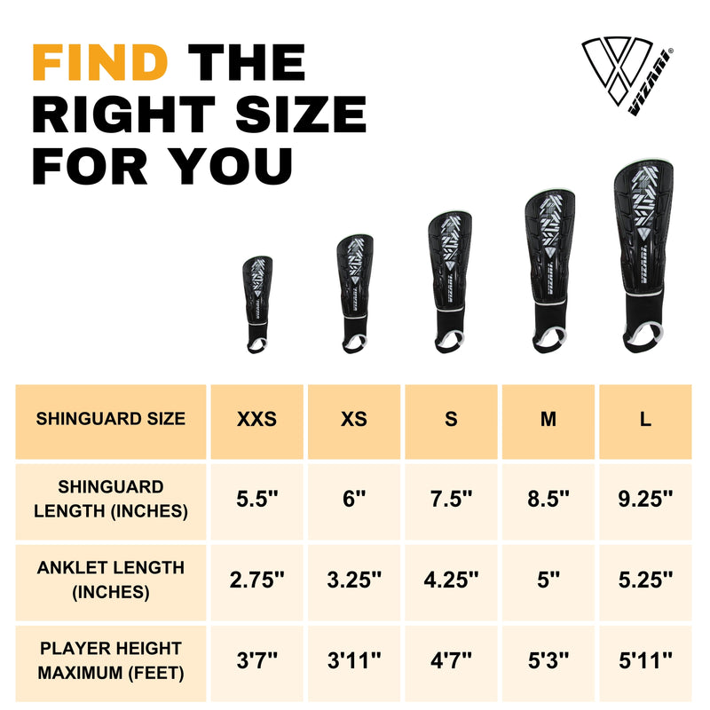 Malaga Soccer Shin Guard with Adjustable Straps-Blue/Green - Vizari Sports