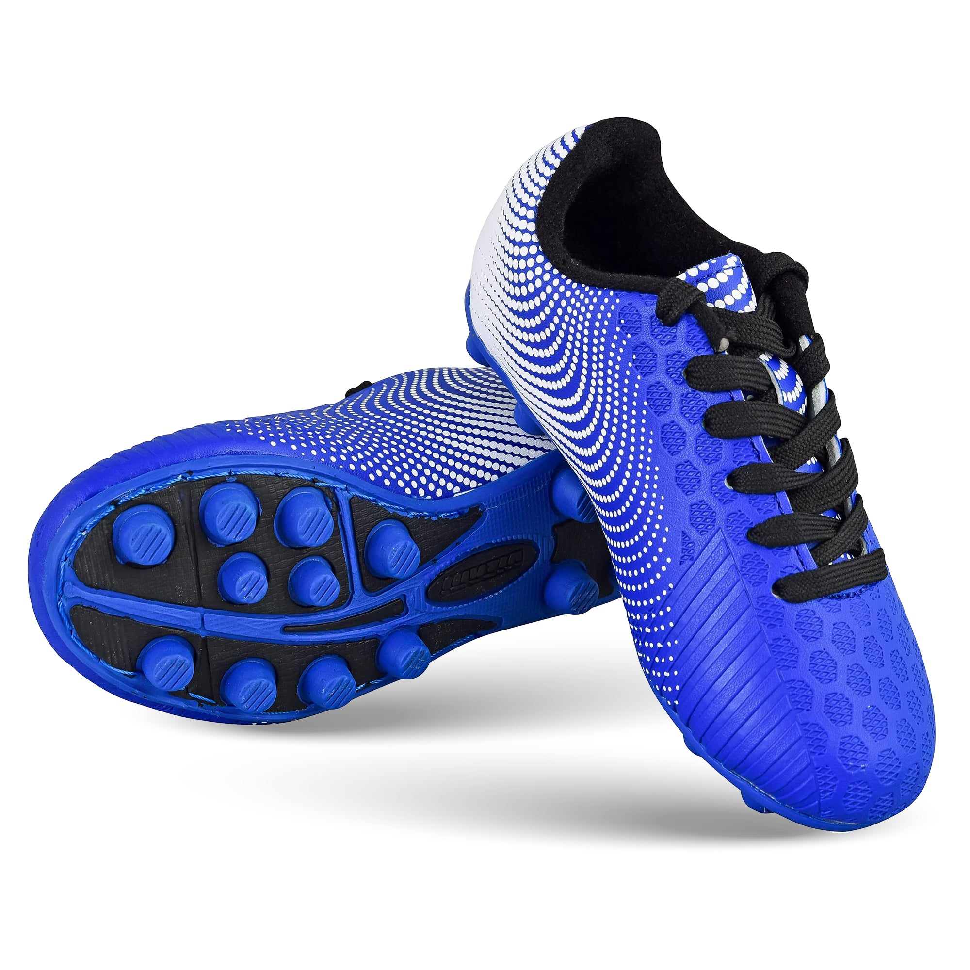 Stealth Firm Ground Soccer Shoes -Blue/White