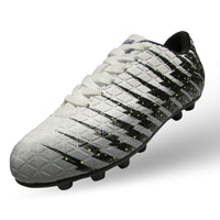 Bolt Firm Ground Soccer Shoes -White/Black/Silver
