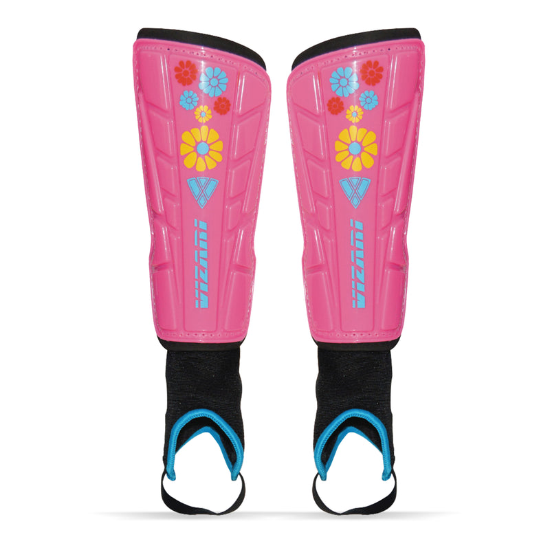 Blossom Soccer Shin Guard-Pink/Blue - Vizari Sports