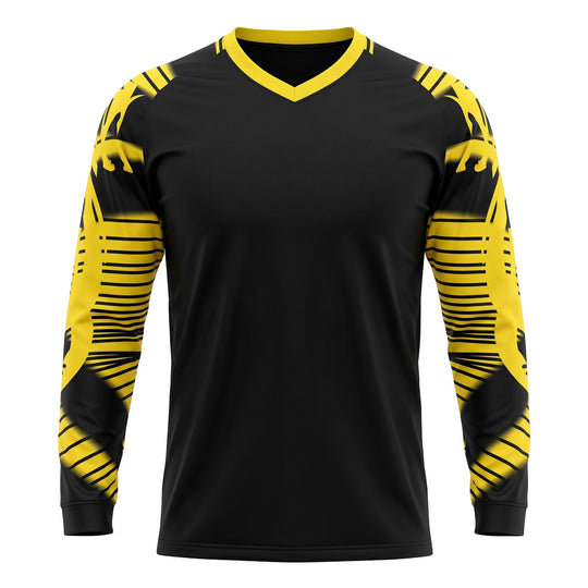 Vizari Revolution Soccer Goalkeeper Jersey – Black/Yellow