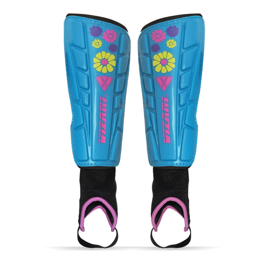 Blossom Soccer Shin Guard-Blue - Vizari Sports