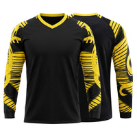 Vizari Revolution Padded Long Sleeve Soccer Goalkeeper Jersey – Black/Yellow