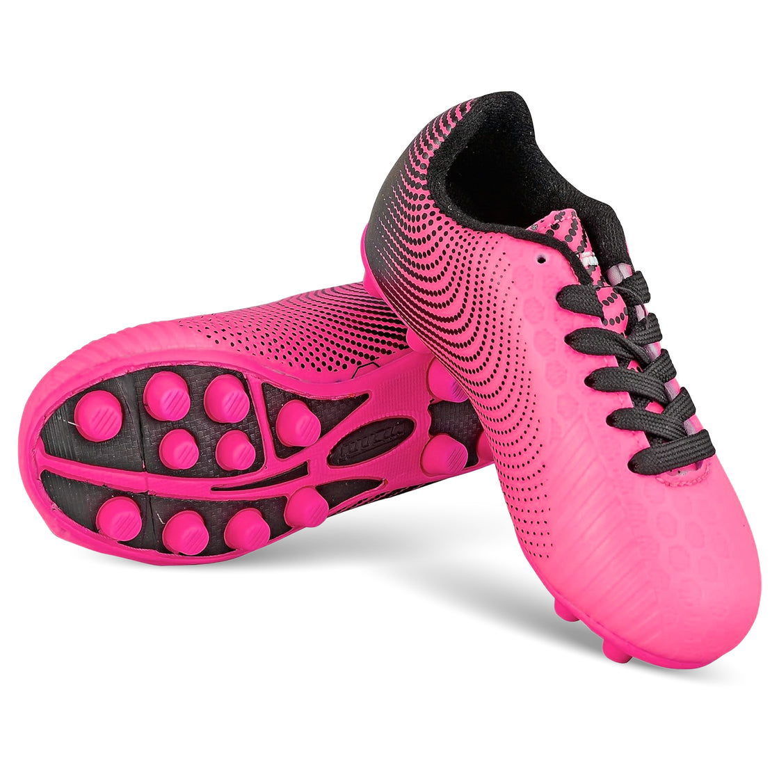 Stealth Firm Ground Soccer Shoes -Pink/Black - Vizari Sports
