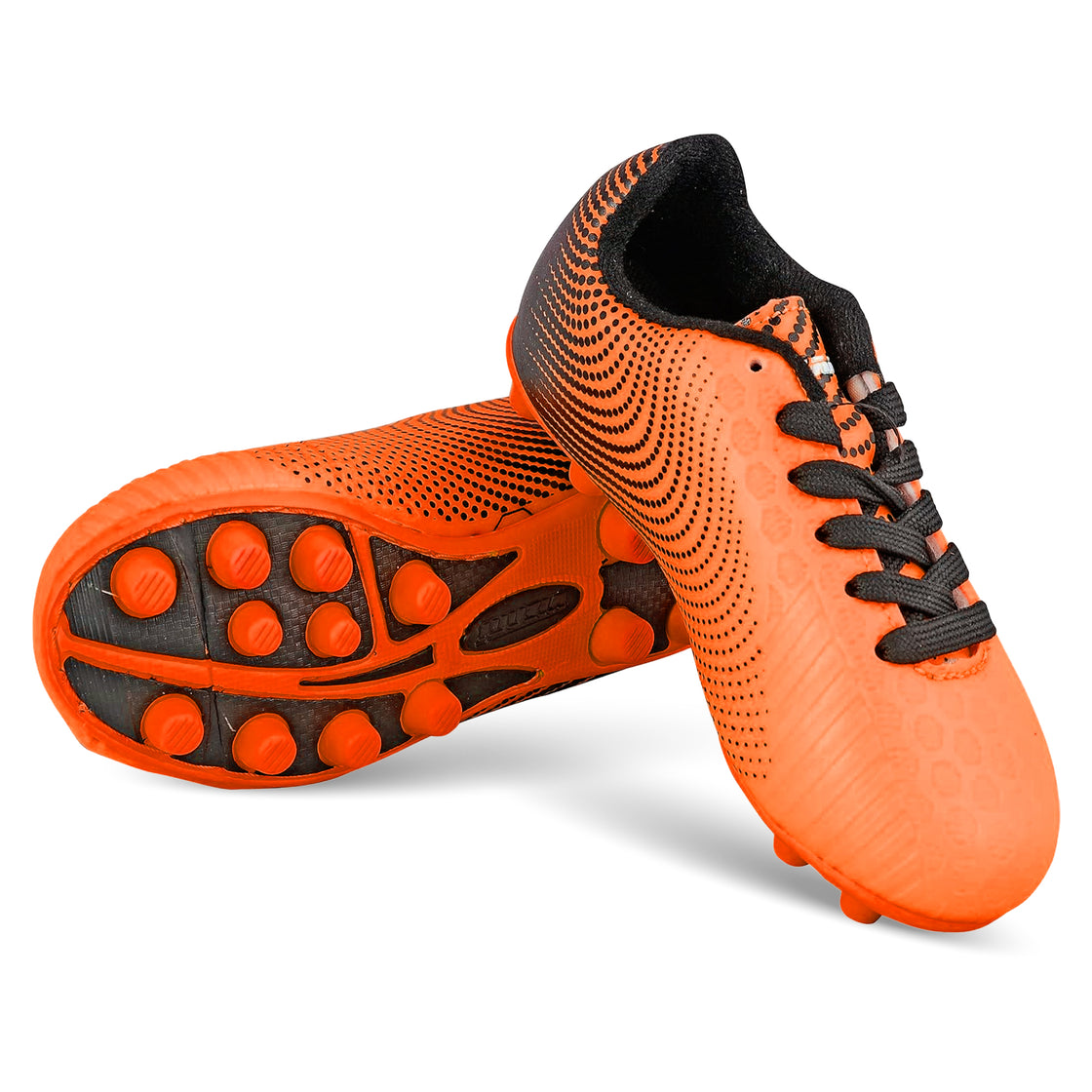 Stealth Firm Ground Soccer Shoes -Orange/Black - Vizari Sports
