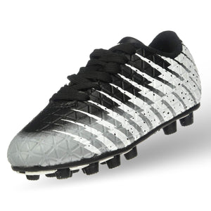 Bolt Firm Ground Soccer Shoes -Black/White/Silver