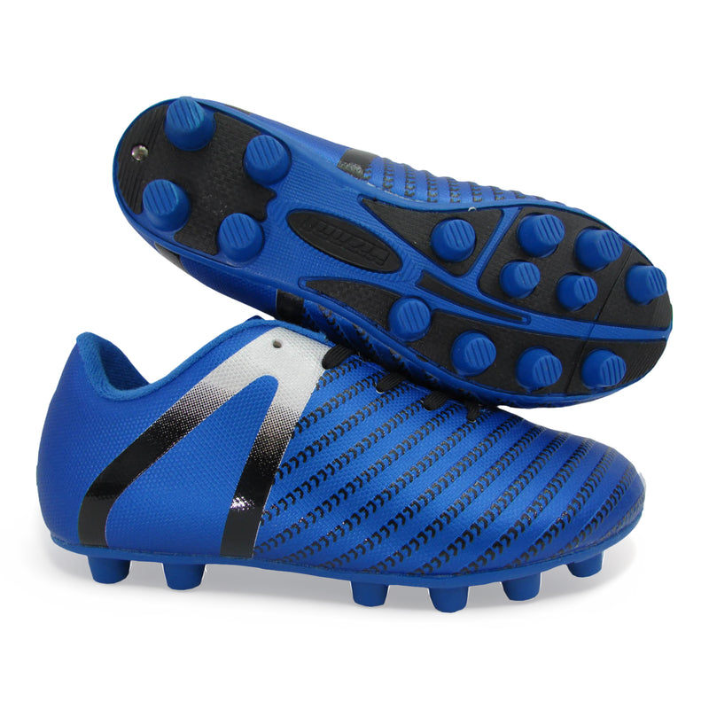Impact Firm Ground Soccer Shoes -Blue/Silver - Vizari Sports