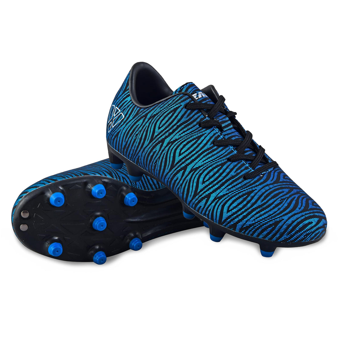 Teramo Firm Ground Soccer Shoes -Blue/Black - Vizari Sports