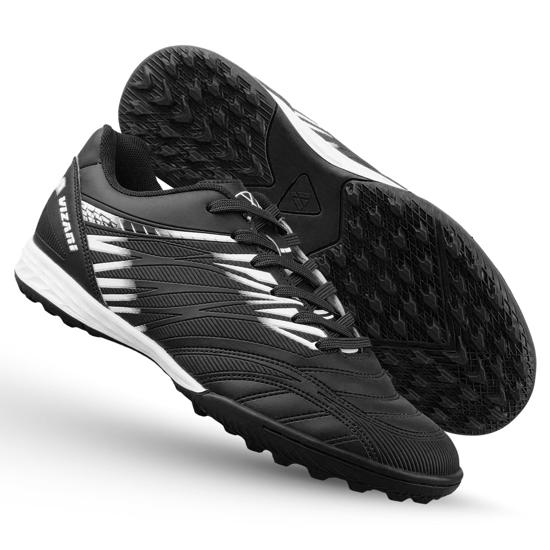 Valencia Turf Soccer Shoes - Black/White - Vizari Sports