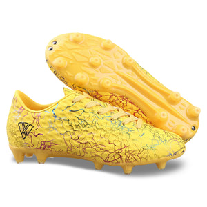 Zodiac Junior Firm Ground Soccer Shoes - Yellow