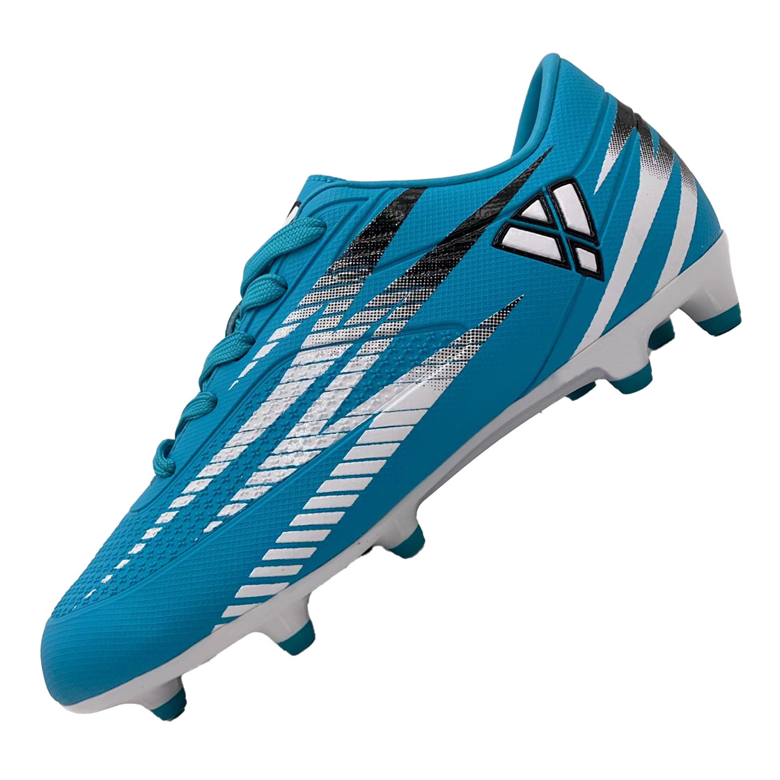 Bodega Junior Firm Ground Soccer Cleats - Sky/White - Vizari Sports