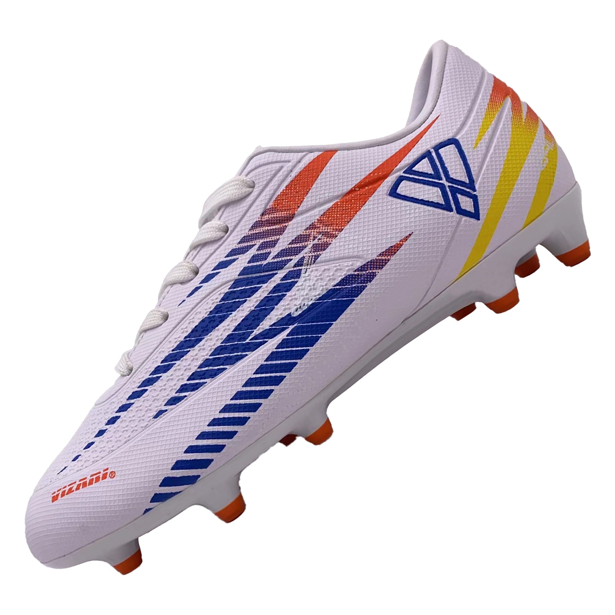 Bodega Junior Firm Ground Soccer Cleats - White - Vizari Sports