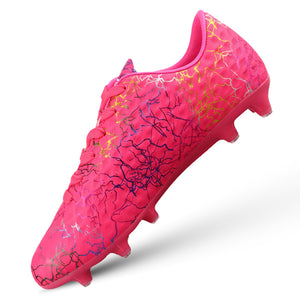 Zodiac JR. Firm Ground Soccer Shoes -Pink
