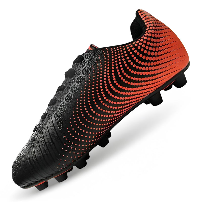 Stealth Firm Ground Soccer Shoes -Black/Orange - Vizari Sports