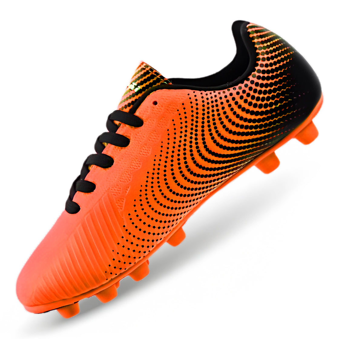 Stealth Firm Ground Soccer Shoes -Orange/Black - Vizari Sports