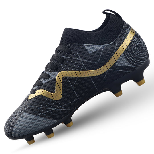 Vizari Aureo Junior Youth Firm Ground Soccer Cleats - Black