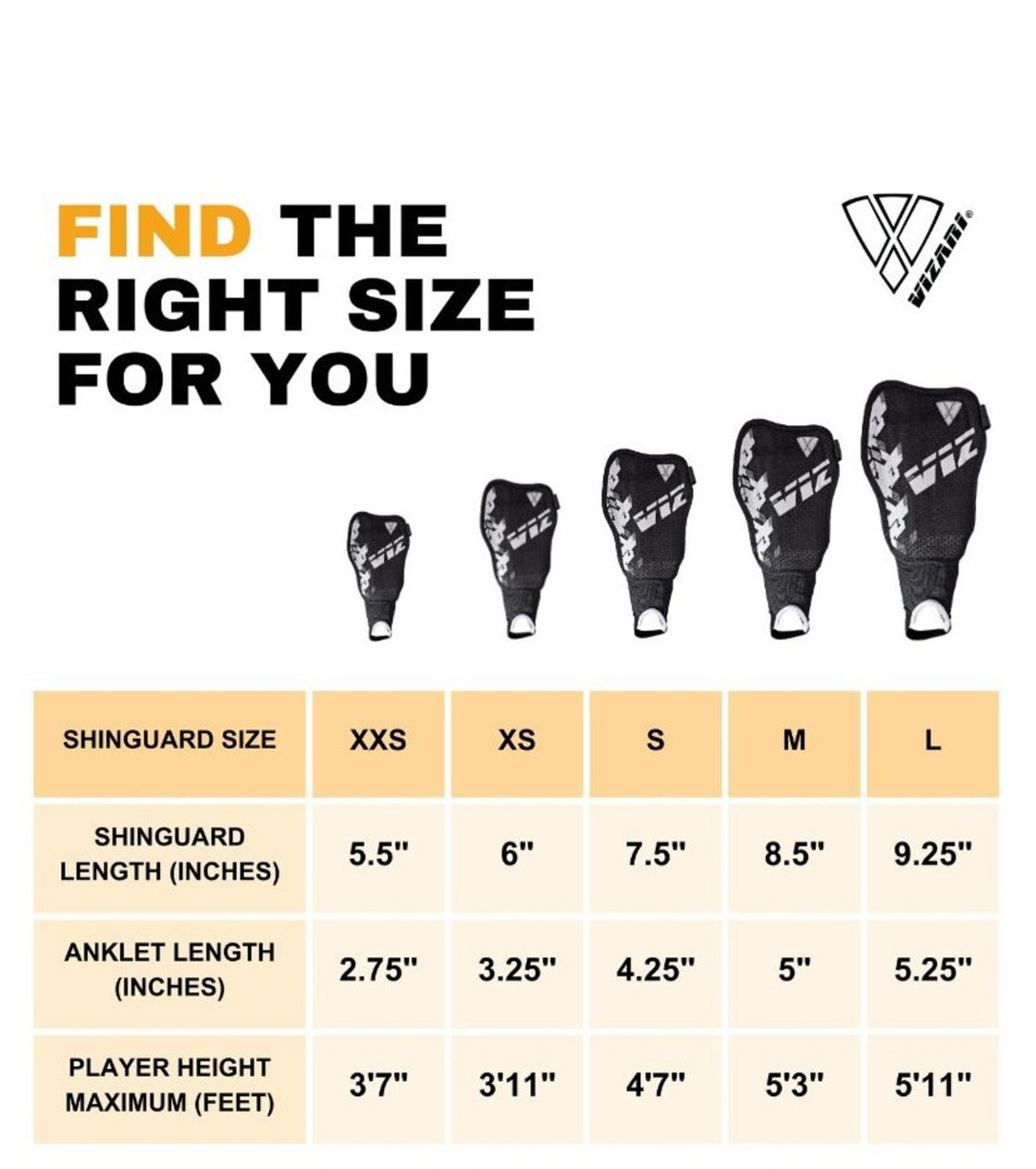 Napoli Soccer Shin Guards-Black/Silver - Vizari Sports