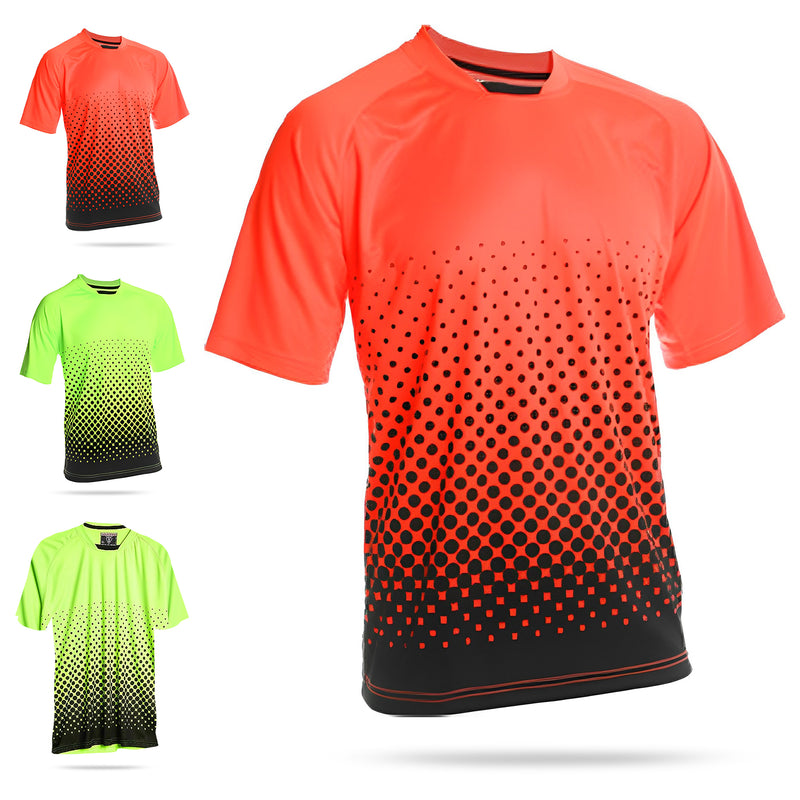Ventura Short Sleeve Goalkeeping Jersey-Orange/Black - Vizari Sports