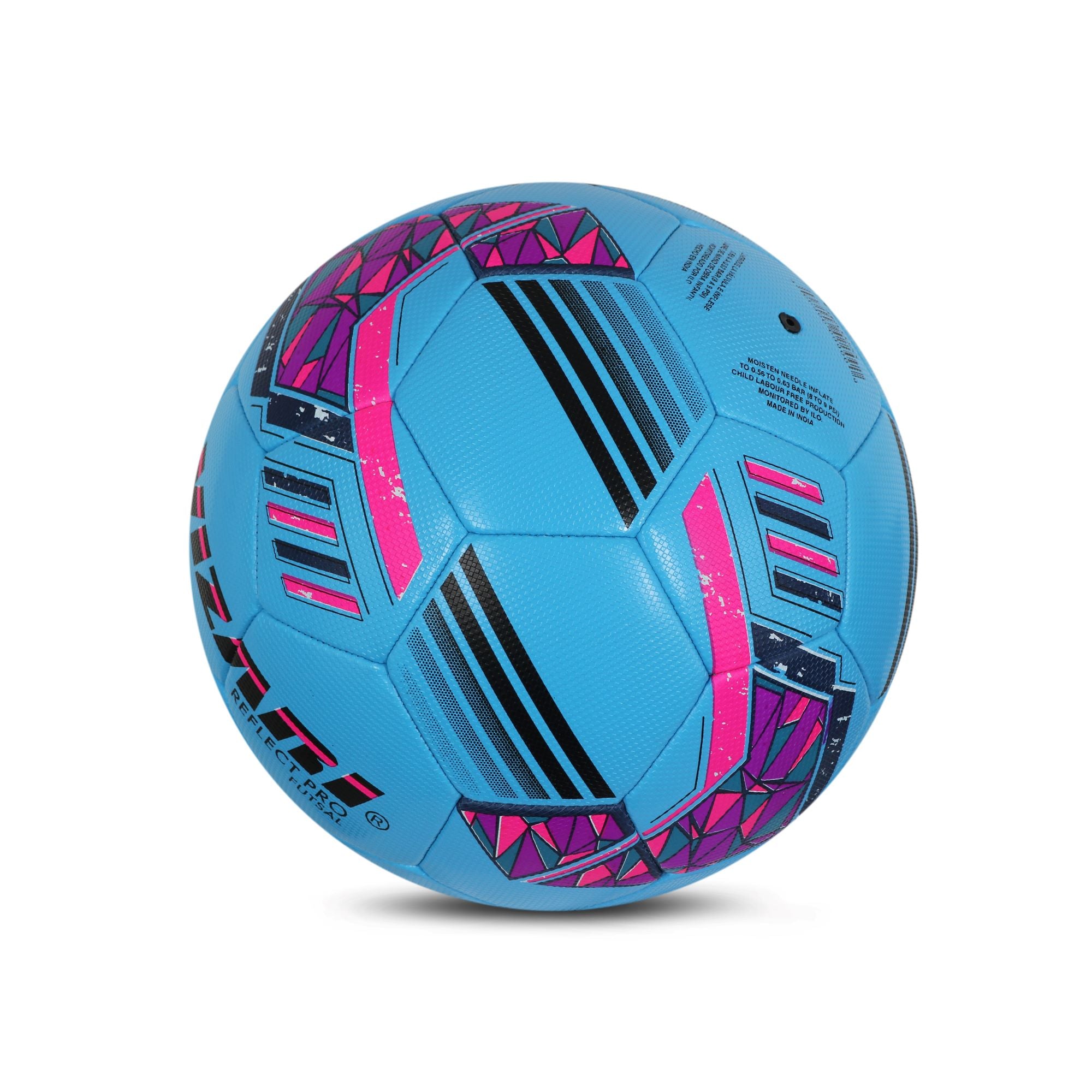 Reflect Pro Premium Indoor Soccer Ball-Sky Blue