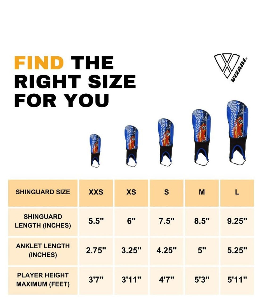 Racer Soccer Shin Guard with Ankle Protection-Blue/Red - Vizari Sports