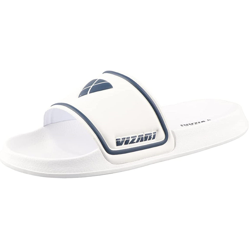 Adult Soccer Slide Sandals-White