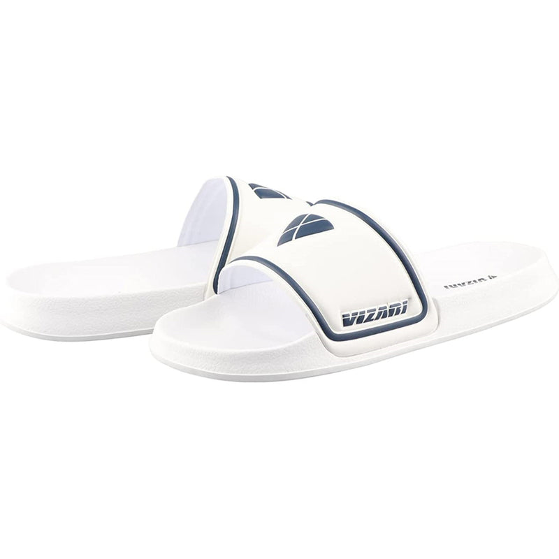 Youth Soccer Slide Sandals - White - Vizari Sports