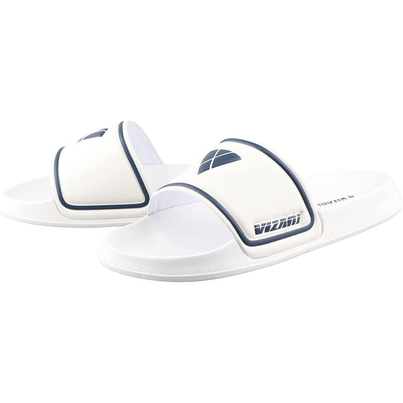 Youth Soccer Slide Sandals - White - Vizari Sports