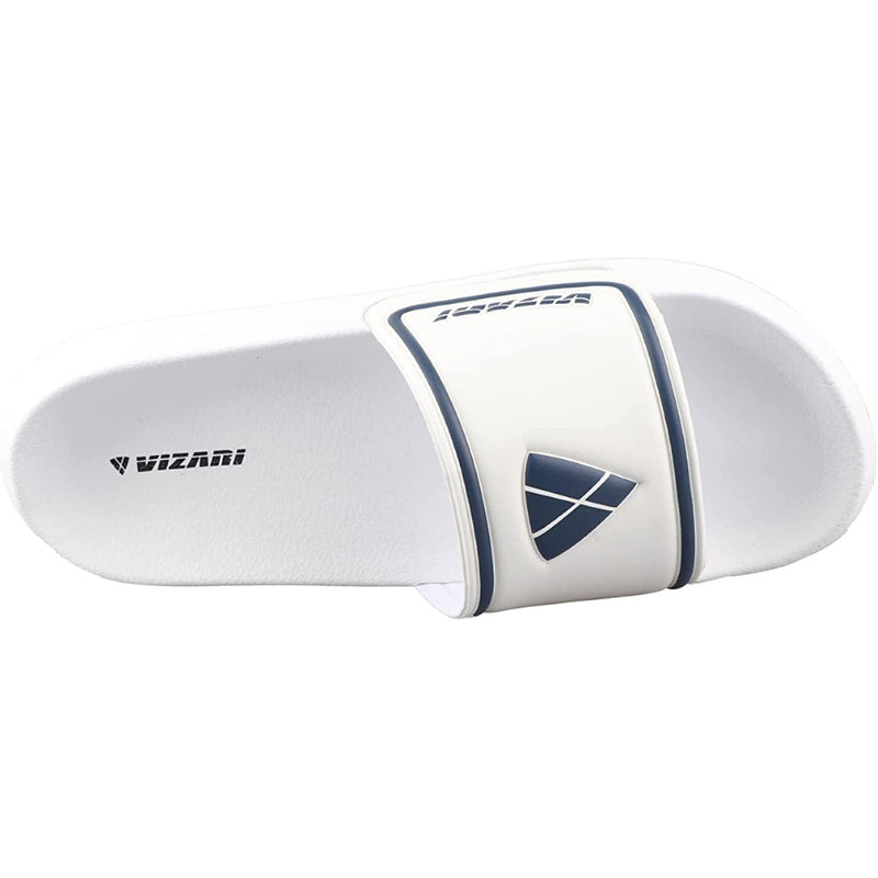 Adult Soccer Slide Sandals - White - Vizari Sports