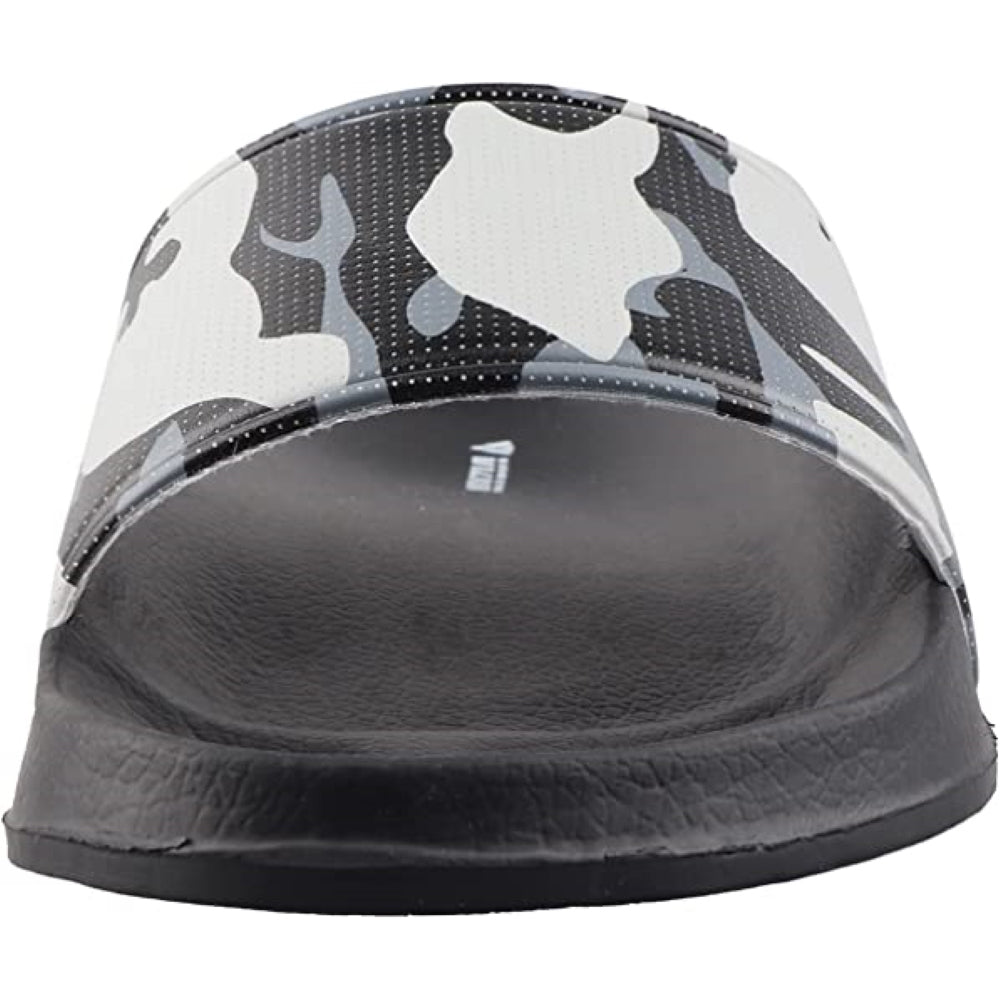 Youth Camo Soccer Slide Sandals - Black - Vizari Sports