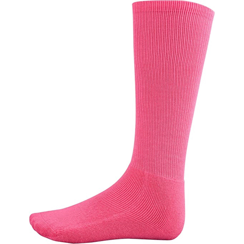 Ladies Ultra Lite Long Ski Socks - Black & Pink Zig Zag – Heat Holders