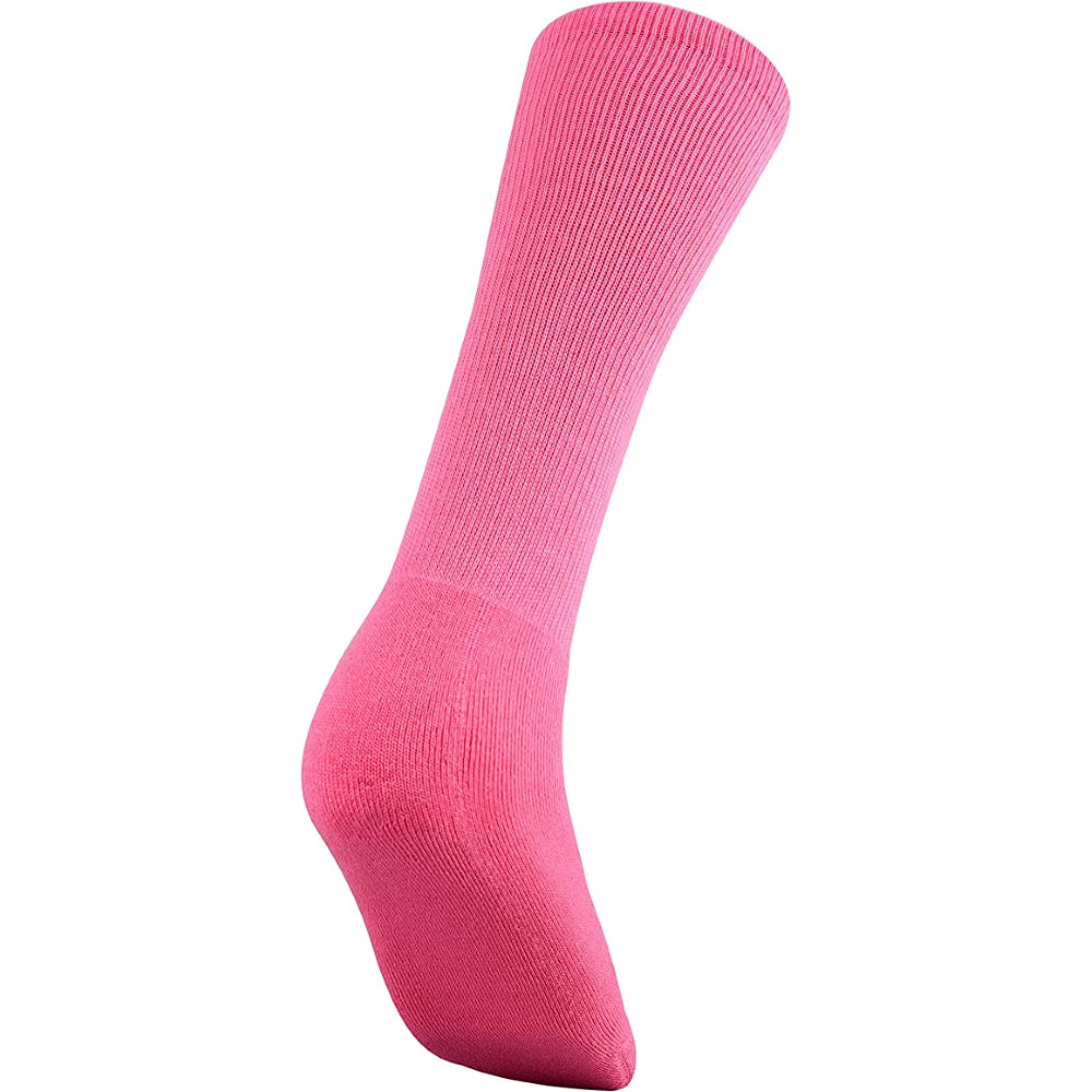 Ladies Ultra Lite Long Ski Socks - Black & Pink Zig Zag – Heat Holders