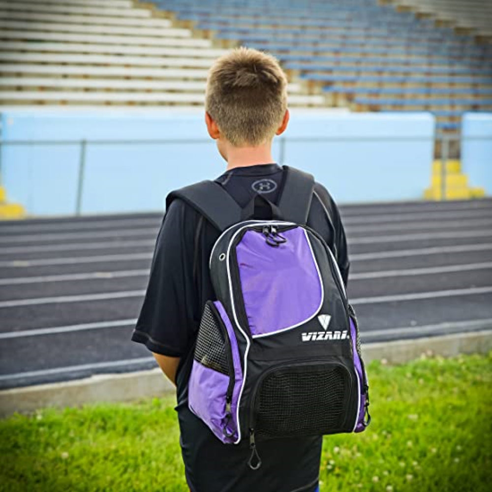 Solano Soccer Sport Backpack - Purple