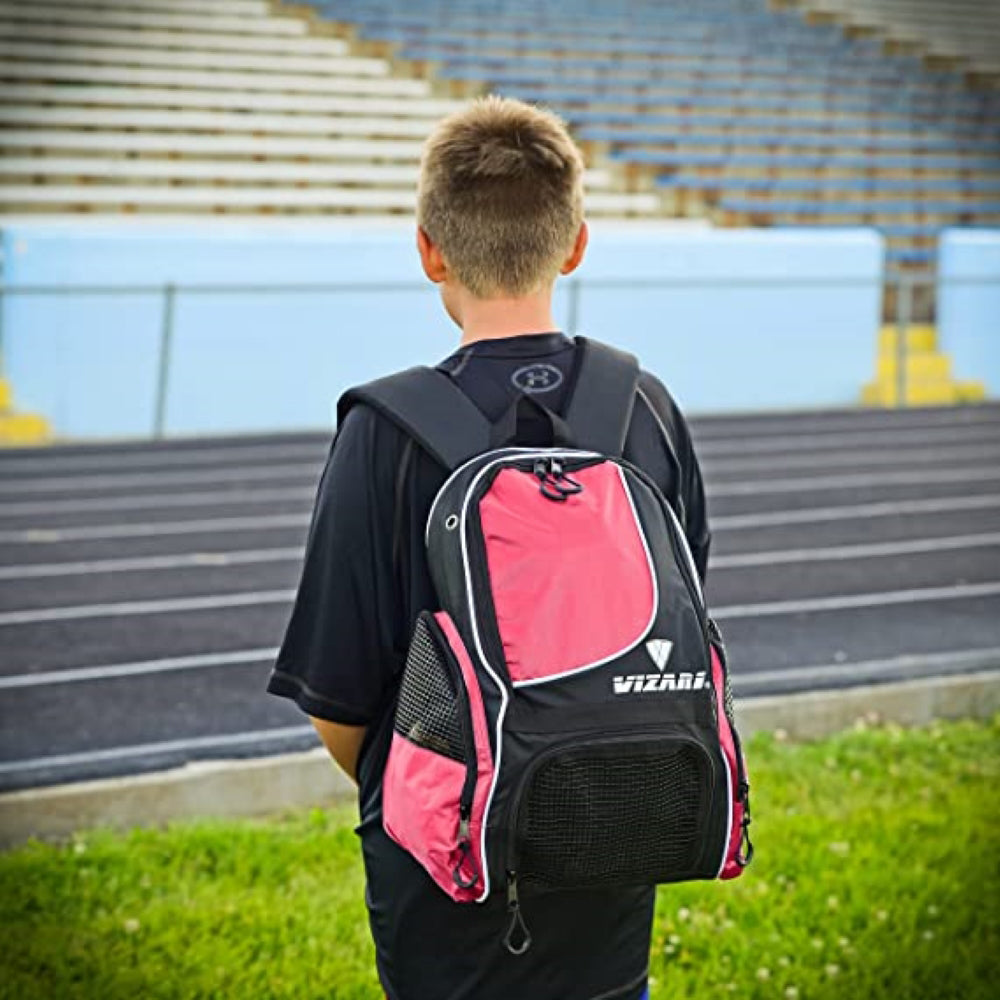 Solano Soccer Sport Backpack - Neon Pink