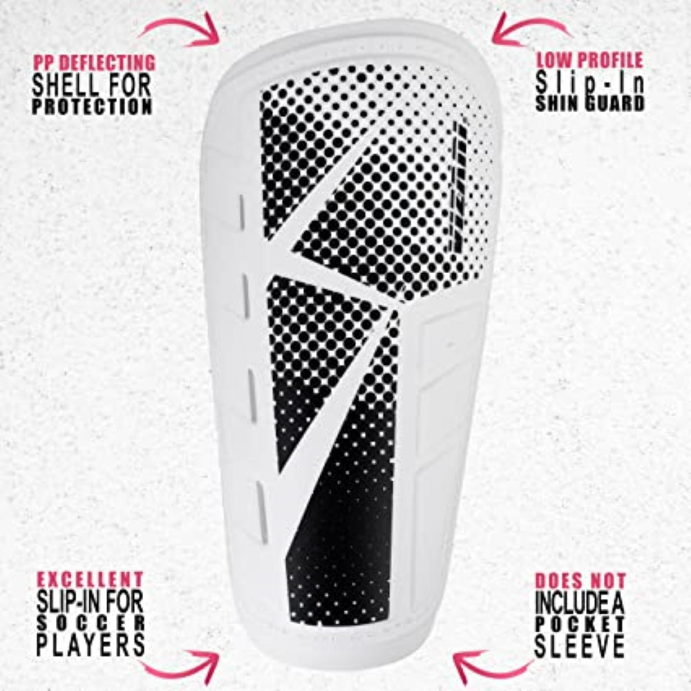 Vector Soccer Shin Guard-White - Vizari Sports