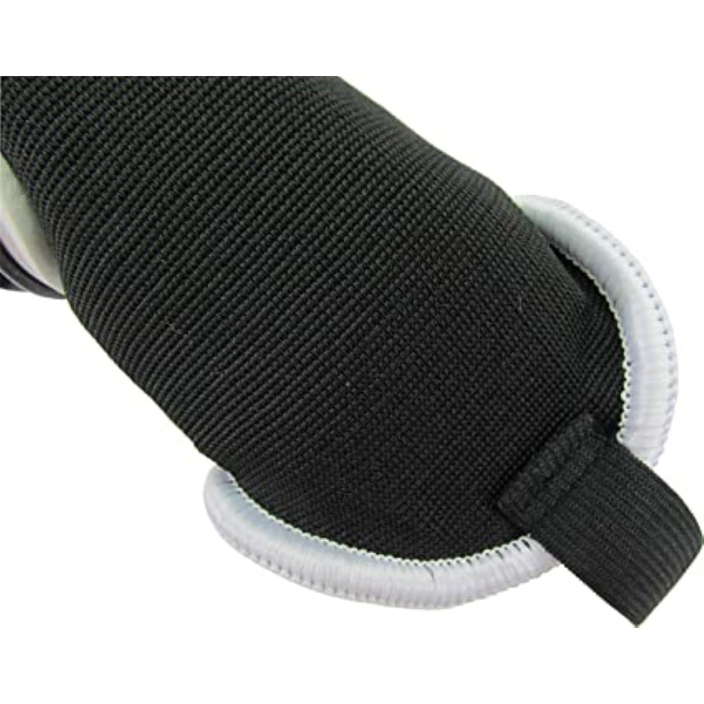 Malaga Soccer Shin Guard with Adjustable Straps-Black - Vizari Sports