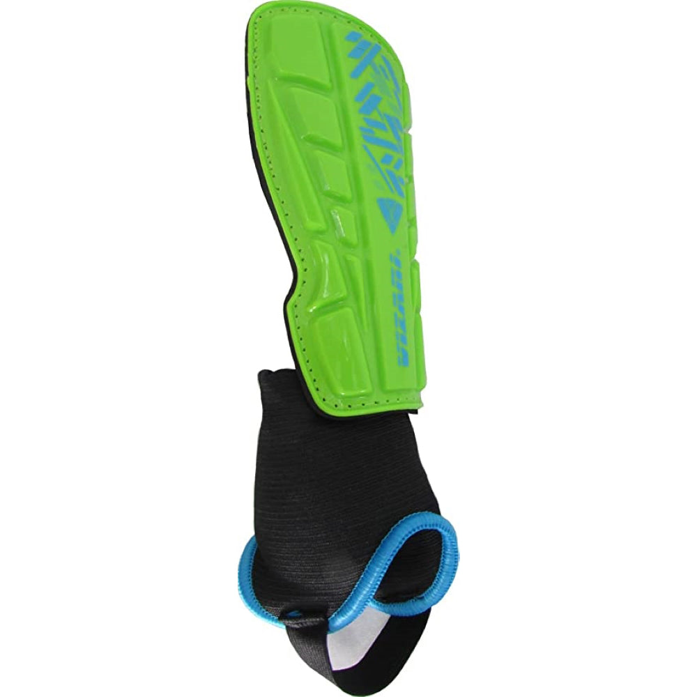 Malaga Soccer Shin Guard with Adjustable Straps-Green - Vizari Sports