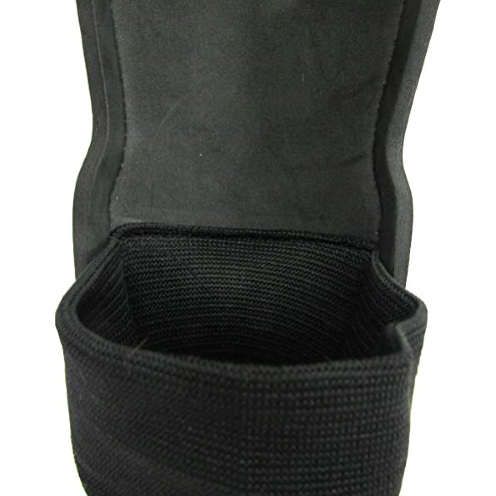 Malaga Soccer Shin Guard with Adjustable Straps-Orange/Black - Vizari Sports