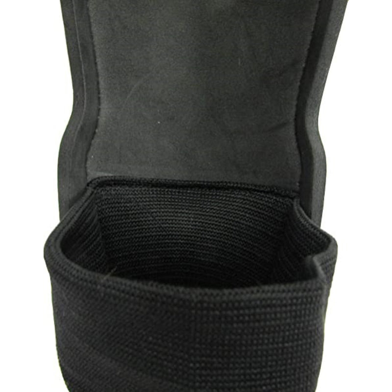 Malaga Soccer Shin Guard with Adjustable Straps-Orange/Black - Vizari Sports