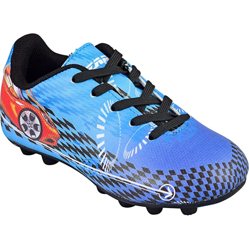 Racer Firm Ground Soccer Shoes -Blue/Red - Vizari Sports